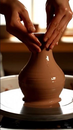 Pottery Wheel ASMR 🏺 | Shaping Clay, Wet Sounds #asmr #asmrsounds