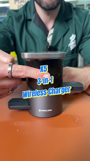 3-in-1 Wireless Charger for Apple and Android Devices