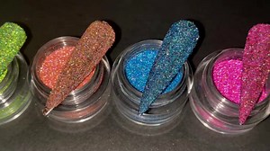 Bulk Holographic Diamond Glitters Reflective Powder Pigment for Nails Solvent Resistant Glitter