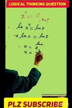 logical thinking Exponential Equation #trending #maths #education #viral #explore