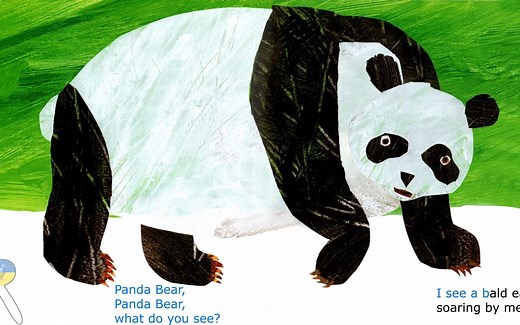 【3-6岁英文】【动物认知】Panda Bear,Panda Bear,What Do You See【语速慢】【有逐字字幕】