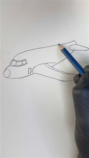 How to draw flight ✈️ #howtodraw #drawingideas #art