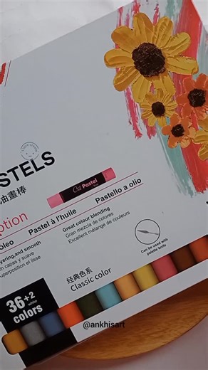 Jerin Akter on Instagram: "Lily flower 🌼 Giorgione soft oil pastels, color notepad & mechanical pencil from @ahbab_com_bd . . . . . . #painting #artstudio #painting #explorar #paintinglove"