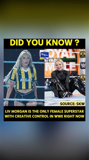 Liv Morgan is the only female star with creative control in WWE #livmorgan #wweraw