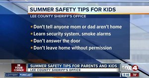 Summer safety tips for parents and kids
