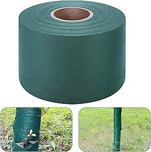 4.7'' x 450' Larger Tree Protector Wraps, Green Antifreeze Winter Tree Trunk Guard, Reusable Tree Bandage Cover to Keep Plants Warm and Protect Bark from Animal Damage