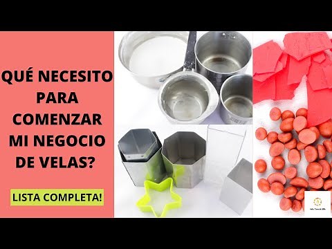 MATERIALES Para Hacer VELAS CASERAS 🗒 (Lista COMPLETA)