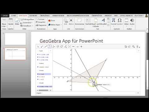 GeoGebra in PowerPoint