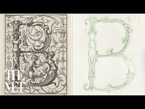 How to make decorative letters | Drop-in Drawing