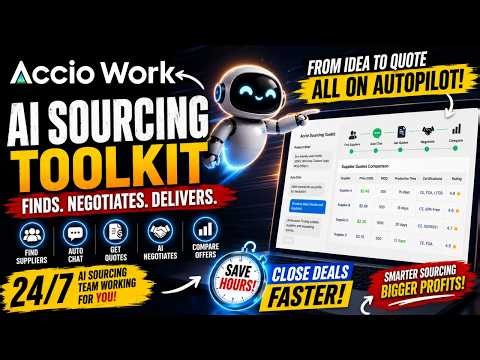 AI That Finds Suppliers, Gets Quotes & Negotiates for You | Accio Sourcing Toolkit