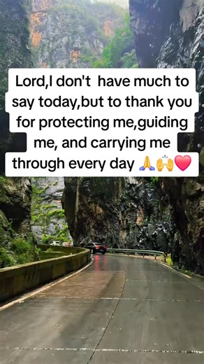Lord, Thank You for Protecting, Guiding, and Carrying Me Today 🙏