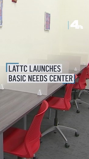 Los Angeles Trade-Technical College launched its new Basic Needs Center. The center provides a space to rest and study, as well as a food pantry where students experiencing food insecurity can get groceries. Learn more about it here: http://4.nbcla.com/oKiEceY | NBC LA