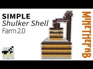 The Simplest Shulker Shell Farm in Minecraft - CONCEPT 2.0