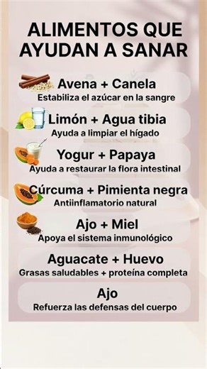 Combina estos alimentos y tu cuerpo te lo agradecerá