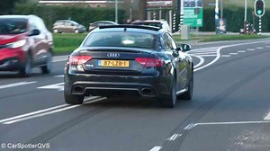 Watch these straight pipe Audi V8 revs sound completely illegal