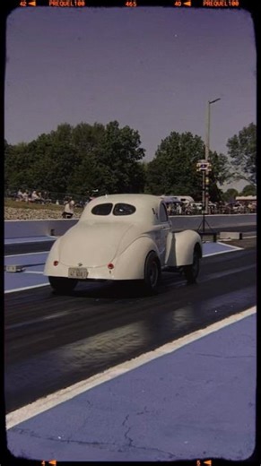 Nostalgia Gasser Banging the Gears at the Dragstrip! #gasser