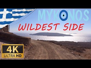 DRIVING MYKONOS WILDEST SIDE, CYCLADES, Aegean Sea, GREECE I 4K 60fps
