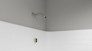 KOHLER Real Rain 1-Spray Patterns 0 in. Ceiling Mount Fixed Shower Head in Vibrant Brushed Moderne Brass 31111-2MB