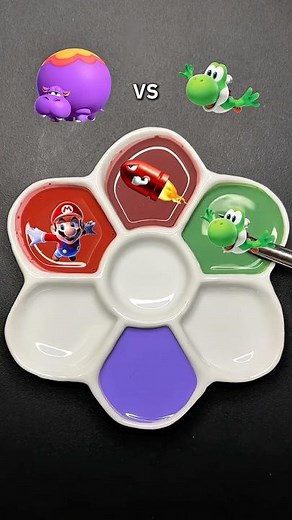 Mixing Colors Of Super Mario Galaxy Movie #nintendo #supermario #gaming