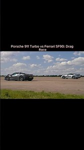 Porsche 911 Turbo vs Ferrari SF90 : Drag Race