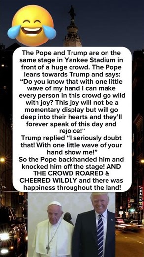 The Pope vs. Trump: One little wave! 👋💀