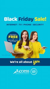 Get one month FREE plus your choice of a $50 credit or Fire TV Stick when you add Access Internet, TV, or more. | Access Communications