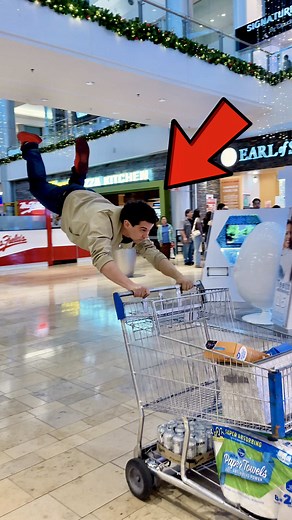 Mysterious Flying Man Spotted in Los Angeles Mall