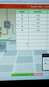 Year 3Y learning tables using function machines | St Edward's College, Malta