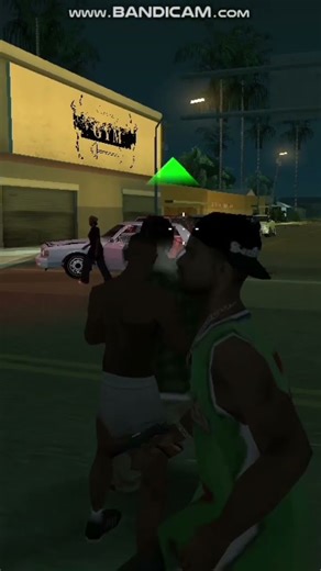 CJ is back in action! 💥 Watch as Grove Street takes#gtasanandreas