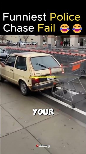 Funniest Police Chase Fail #shorts