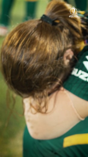 Emotions running high on the pitch after South Africa makes it through to the #CWC25 Final 😊 Watch all the action here 👉 http://bit.ly/46IKZtI | ICC - International Cricket Council