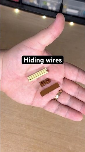 How do you light up a brick kit without wires showing?