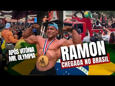 RAMON DINO - THE WORLD CHAMPION'S EPIC ARRIVAL IN BRAZIL | MR. OLYMPIA 2025 | IRONBERG