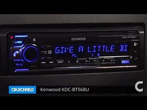 Kenwood KDC-BT568U Display and Controls Demo | Crutchfield Video