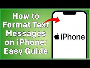 How to Format Text Messages on iPhone Easy Guide