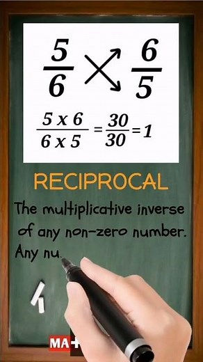 What is a Reciprocal in Math? | Simple Math Definition in 30 Seconds | MATHalino123