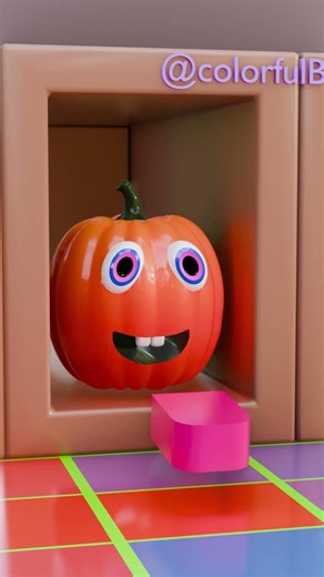 Cute Pumpkin Playing with Pac-Man...But Pacman Getting Down Pumpkin's Babies