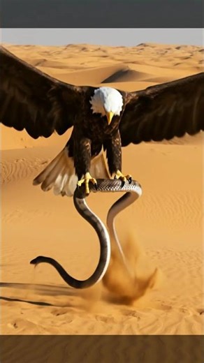 snake vs Eagle fight #snake #eagle #fight
