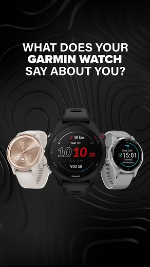 Pavement, gym, track, or field, what does your watch say about you? Go Garmin for every terrain! Check out our buying guide online (link in bio) | Rebel Sport NZ