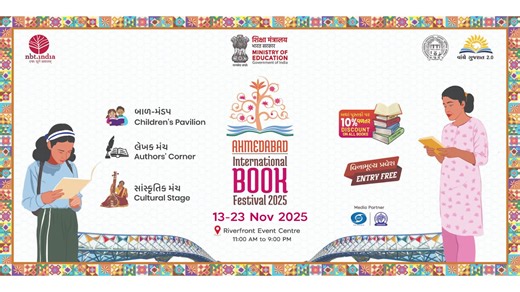 National Book Trust, India on Instagram: "Join Yash Ranjit Jain for a powerful discussion titled "Daring Pens of a Restless Generation." Don't miss this engaging session at the Ahmedabad International Book Festival! 📅 15th November 2025 (Saturday) 🕠 5:20 – 6:10 PM #AIBF2025 #YashRanjitJain #VishwasSharma #RestlessGeneration #YouthVoice #Literature #BooksFestival #NBTIndia"