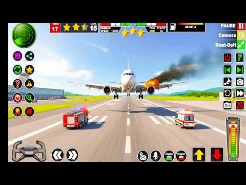AIRPORT EMERGENCY! 😱 Police Ambulance & Fire Truck Rescue Mission! | Xtreme Hyper