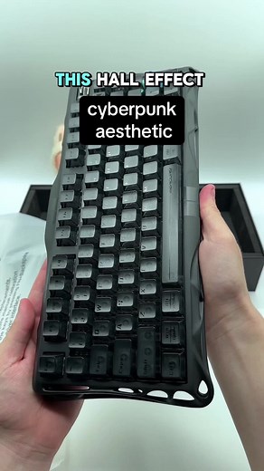 Cyberpunk Hall Effect Gaming Keyboard by Gravastar