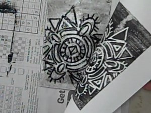 Styrofoam Printmaking Demo