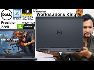 Dell Precision 7720 👑 The King 👑 Xeon E3-1505m v6 Quadro P5000 16gb Short Review