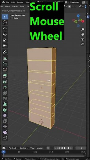simple Loop Cut Video in blender #blenderustad