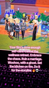 Not every Sim needs a redemption arc 😈 Sometimes you just gotta unleash the drama—start a fight, steal a spouse, set something on fire. Your legacy challenge can wait. Do it for the plot 🔥💔 #Sims4 #SimmerChaos #DoItForThePlot #Sims4Storytelling #simsgonewild | Sims Grown