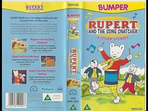 Original VHS Opening: Rupert and the Song Snatcher and Other Stories (UK Retail Tape)