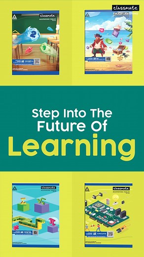 A new era of learning with our innovative AR notebooks just in a single scan. Discover our new series of Classmate Augmented Reality Notebooks now. Available on Amazon, Flipkart, and Blinkit. Get yours today! #FutureOfLearning #ClassmateARNotebooks #InteractiveLearning #FunLearning #Classmate #Classmatebyitc #enjoylearning | Classmate