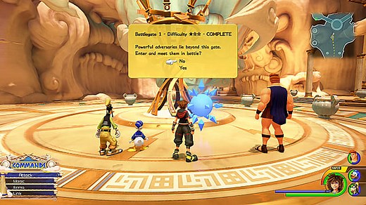 Kingdom Hearts 3 Battlegate Locations and Rewards