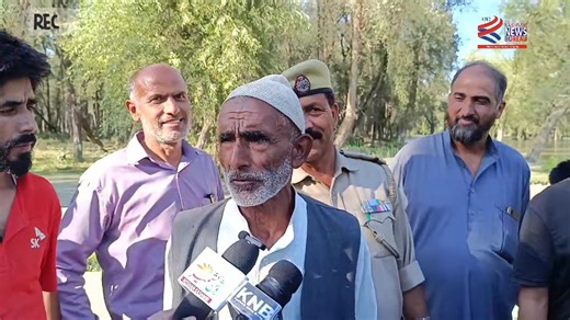 MLA Pattan Javid Reyaz Bedar Visited Flood Zone Area Of Ghat Gopalun And Assess The Situation. | Kashmir News Bureau - KNB